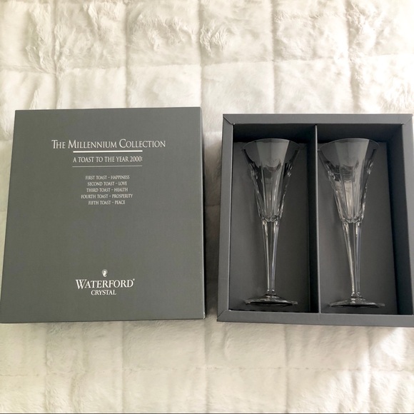 Waterford Crystal Other - Waterford Crystal Millennium Flute set